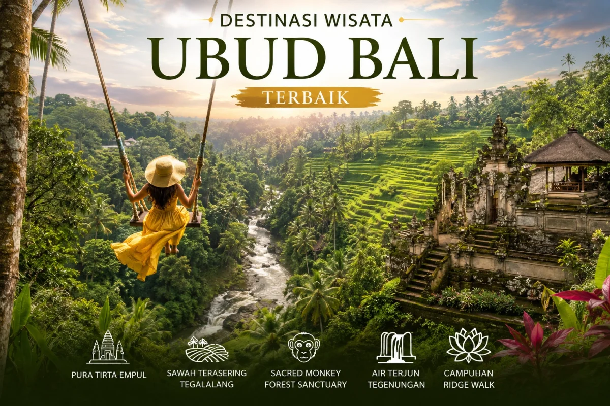 25 Best Tourist Destinations in Ubud, Bali for 2026 and Their Ticket Prices