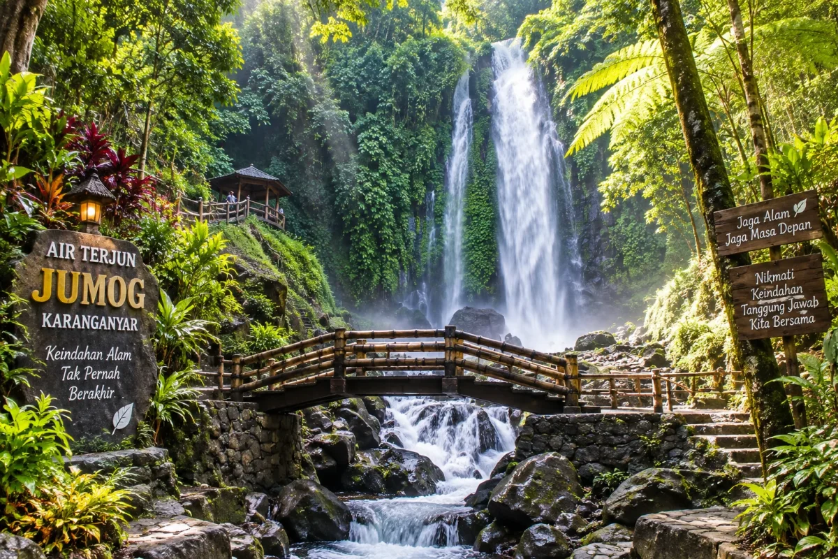 Jumog Waterfall Karanganyar: Entrance Fee, Location, Route & Travel Guide