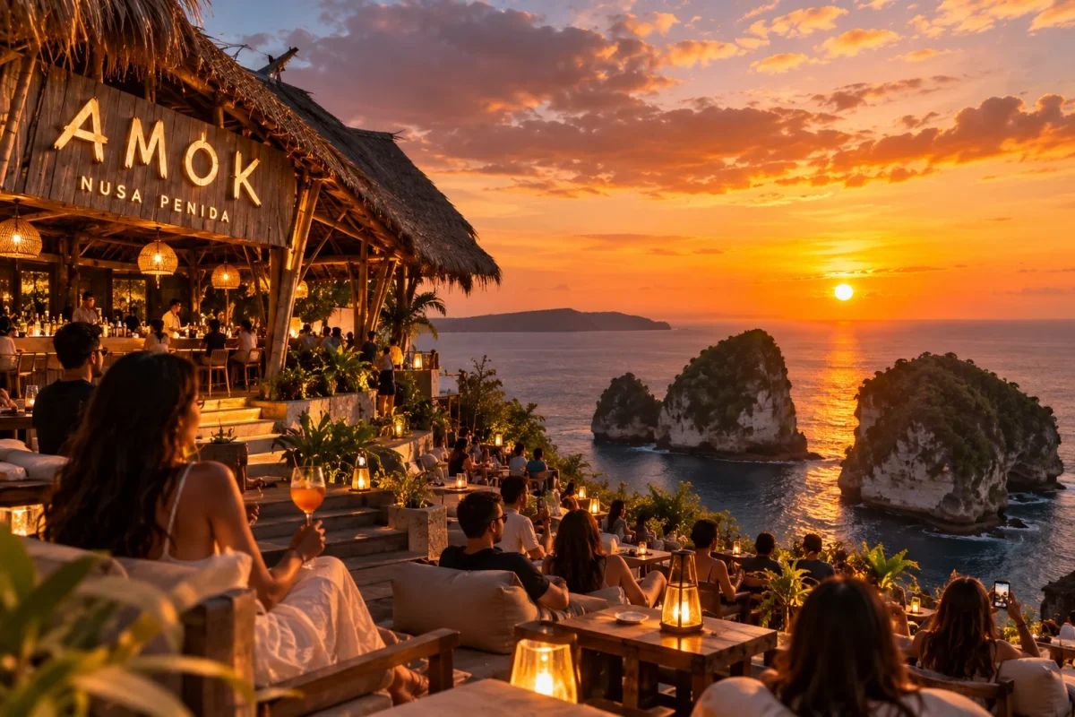 Amok Sunset Nusa Penida: Menu, Prices, Reviews and Sunset Spot 2026